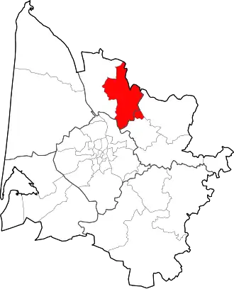 Locatie van het kanton