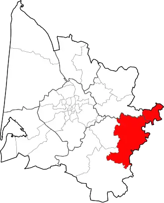 Locatie van het kanton