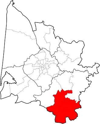 Locatie van het kanton