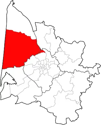 Locatie van het kanton