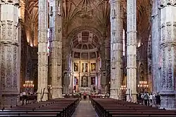 Interieur van de kerk
