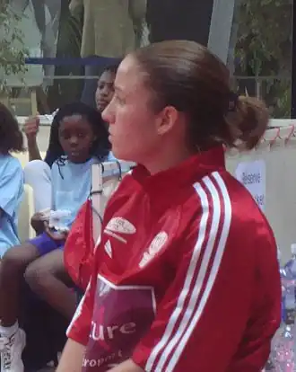 Marjorie Carpréaux in oktober 2010 bij ESB Villeneuve-d'Ascq