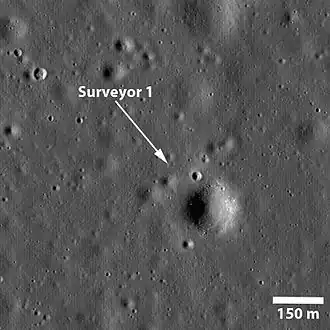 Landingsplek van Surveyor 1