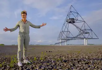 Nienke de la Rive Box in het Ruhrgebied met 3 op Reis.