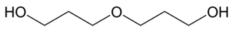 Structuurformule van 4-oxa-1,7-heptaandiol