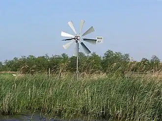 De windmotor in 2007