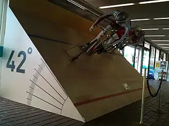 Tentoonstellingsruimte in de velodroom