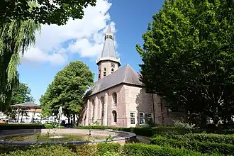 Vanaf de Markt in Groede werd het verhaal verteld van The Passion Hemelvaart