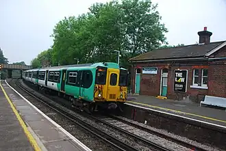 Een Class 455 nabij Wandsworth Common