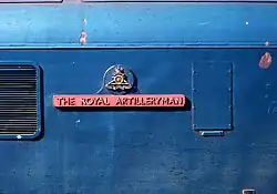 Het naambord van de 45118