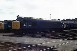 46 026 Leicestershire and Derbyshire Yeomanry - De enige Class 46 met een naam.
