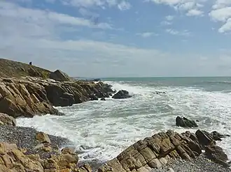 Kust tussen Pors Poulhan en Menez Dregan