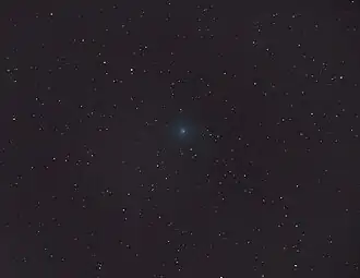 Een opname uit Nederland van 46P/Wirtanen op 10 december 2018, een aantal dagen voor de dichtste nadering tot de aarde.