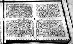 Idem, detail tuinontwerp ("jardin potager et d'agrément")