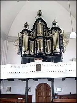 Het Wenthin-orgel uit 1787, kerk van Nieuwolda, door Meijer gerestaureerd in 1874[1]