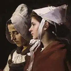 Etude (Bretonse meisjes)