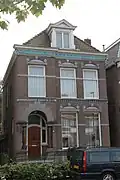 Herenhuis in een eclectische stijl met art-nouveauversieringen