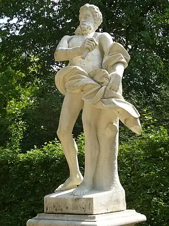 Sculptuur van Pluto, Dresdener Fontäne (Sanssouci)
