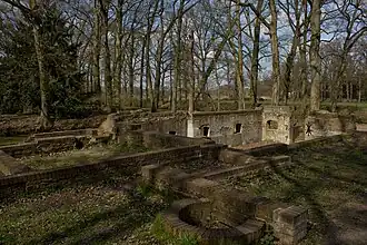 Resten van het 15e-eeuwse huis