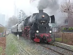 Loc 52 4867 bij de Historische Eisenbahn Frankfurt