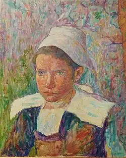 Bretonne de Pont-Aven (1892, musée des beaux-arts de Brest) (Bretoense van Pont-Avenne)