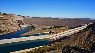 Atatürkdam in Zuidoost-Anatolië