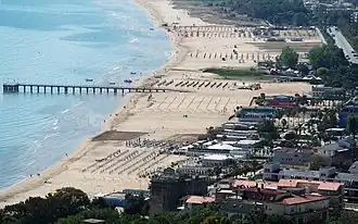Het strand van de Golf van Vasto