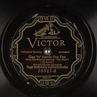 78 toeren plaat uit 1927