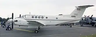 84-0165_Beech_C-12F_HuronRIAT_Fairford_190787_(51890642106)