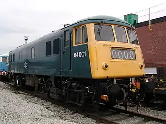 De 84001 tijdens de open dag te Crewe op 11 september 2005