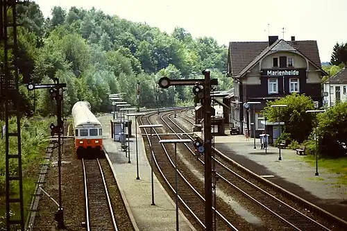 Station Marienheide, 1986