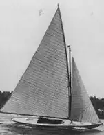 De Noorse Sildra (goud op de 8m-klasse 1919-type)