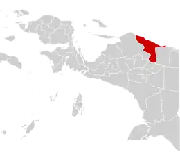 Het regentschap Sarmi in de Indonesische provincie Papoea