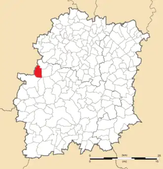 Kaart van Saint-Cyr-sous-Dourdan