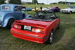 Mercury Capri, achteraanzicht