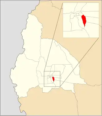 Kaart van departement