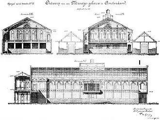 bouwtekening van Van Gendt