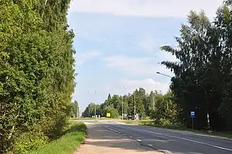 De A12 bij Rēzekne
