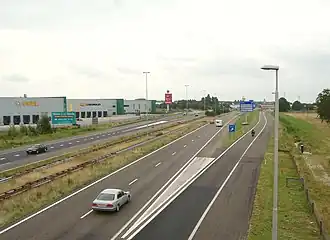 A16 bij Hazeldonk
