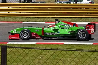 Filipe Albuquerque in actie, Kyalami, 2009