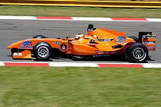 Jeroen Bleekemolen in actie, Kyalami, 2009