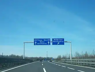 A25 bij Weißkirchen