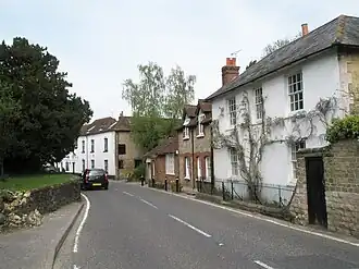 De A272 in het centrum.