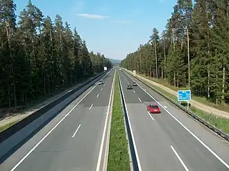 De E66 in Oostenrijk