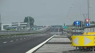 De A35 nabij Treviglio