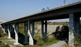 Het viaduct bij Bardonnex