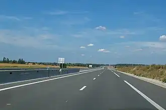 A466 in noordoostelijke rijrichting (2018)