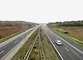 De snelweg anno 2012 nabij Wezep.