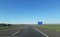 Uitgestorven A58 ter hoogte van knooppunt Markiezaat aan het begin van de coronacrisis (maart 2020)