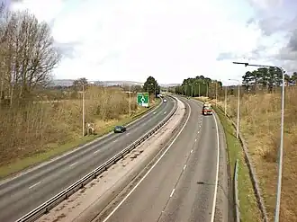 De A59 bij Clitheroe